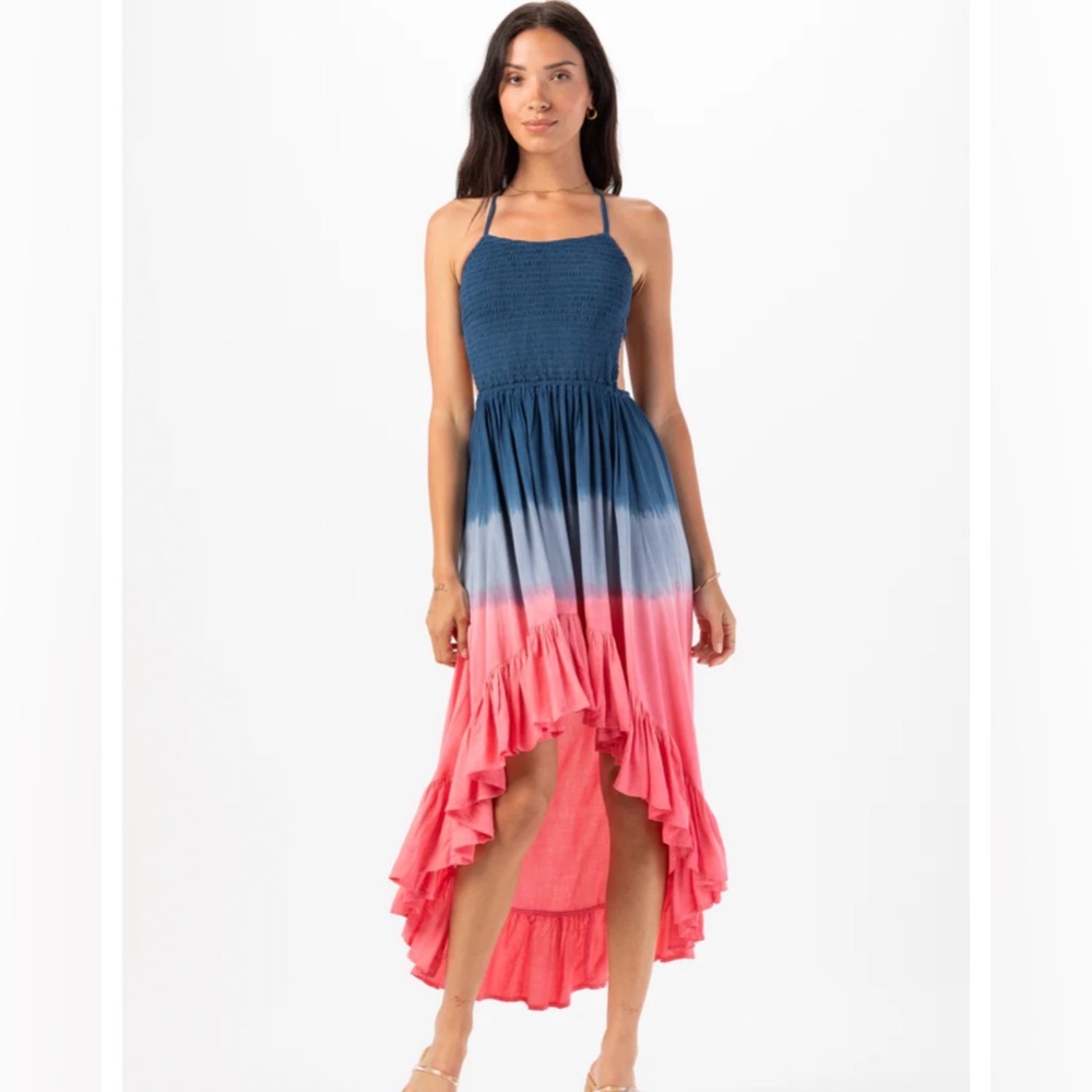 NWT Tiare Hawaii Women’s Naia Midi Berry Apples Dress One Size